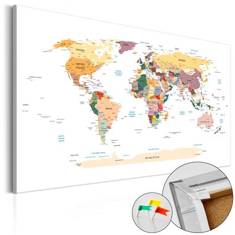 Artgeist World Map korkkitaulu