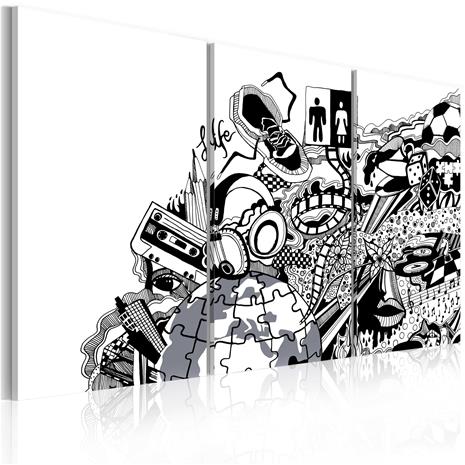 Artgeist Artistic Mess - Triptych taulusetti