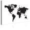 Artgeist World Map: Black & White Elegance taulu – kuva 2