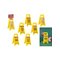 Elves Behavin' Badley Elf Slogans Warning Sign 6 asst. – kuva 1