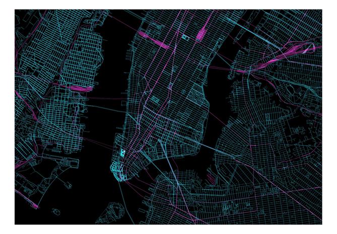 Artgeist Blue Manhattan fototapetti