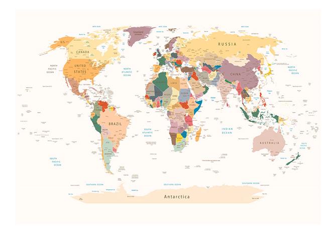 Artgeist World Map fototapetti