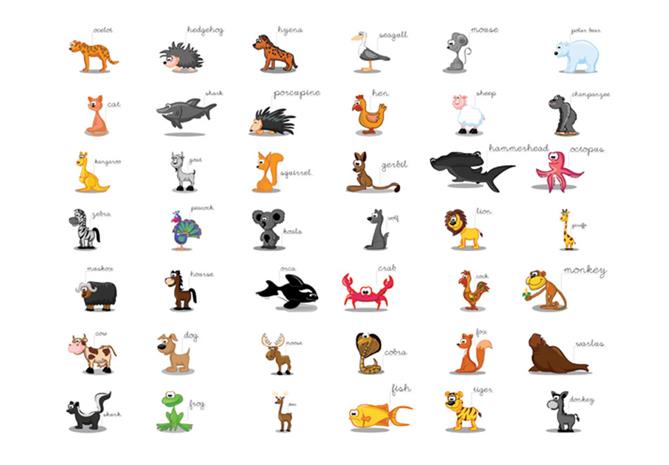 Artgeist Learning by playing (animals) fototapetti