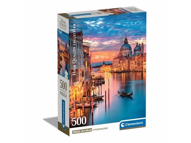 Clementoni High Quality Collection Lighting Venice -palapeli, 500 palaa