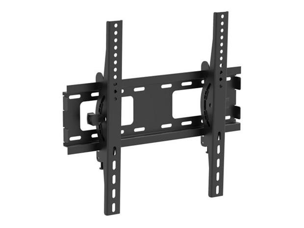 TECHLY mounting kit - tiltable - for flat panel/ LCD display - black 40 kg 55" 200 x 200 mm