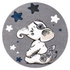 Hakano lasten matto Tinies Elephant 160x160 cm