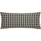 Decotique Outline Check Tyyny 30x70 Cm - Koristetyynyt & Suojukset Puuvilla Musta - 7340149807102