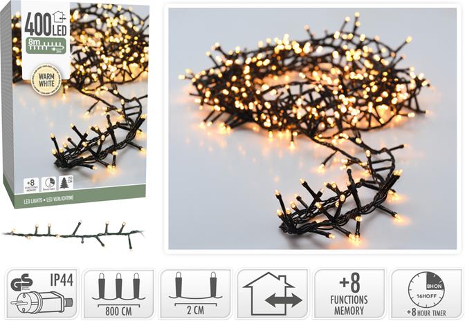 H&S MICRO CLUSTER WW 400LED 8M VALOSARJA