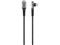 Pro USB-C <-> USB-C - 90° - Sleeved - 1m - Harmaa – kuva 2