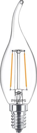 Philips Filament Candle Clear 25W Filament BA35 E14 – kuva 1/1
