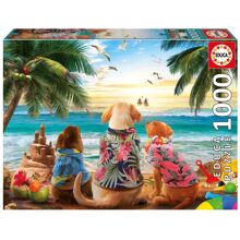 Educa Dogs On The Beach 1000p palapeli