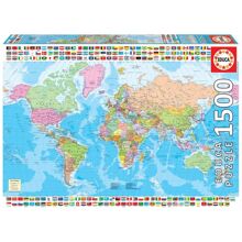 Educa The World Map 1500p palapeli