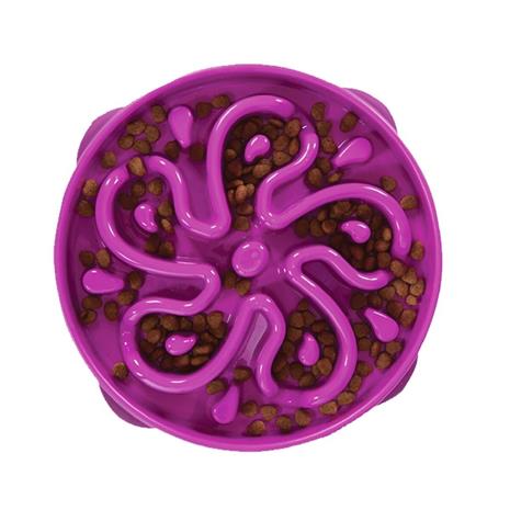 Outward Hound Fun Feeder Slo-Bowl Purple Large 28x5cm