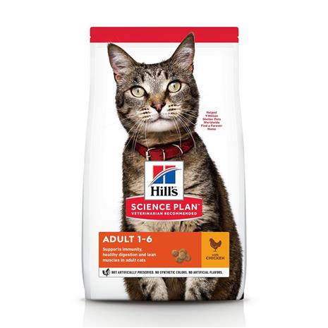 Hill's SCIENCE PLAN Adult Kattfoder med Kyckling - 7kg