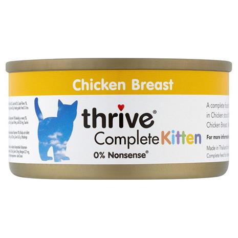 Thrive Complete Kitten 12 x 75 g - kana, kissanruoka