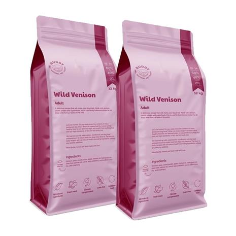 Buddy Wild Venison - 12 kg – kuva 2/3