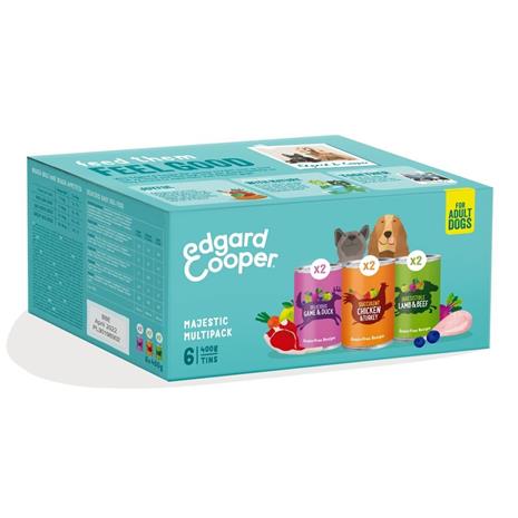 Edgard Cooper - Multipack Chicken/Game/Lamb - 6x400g