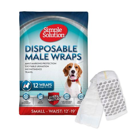 Simple Solution Disposable Male Wrap Small