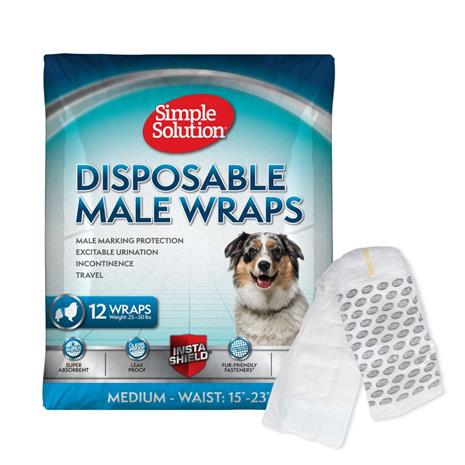 Simple Solution Disposable Male Wrap Medium