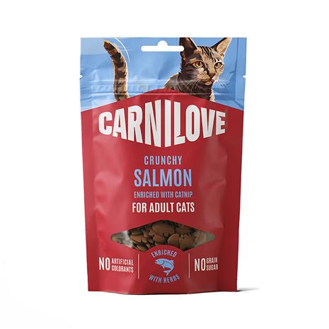 Carnilove Cat Crunchy Snack Salmon enriched with Catnip 50g