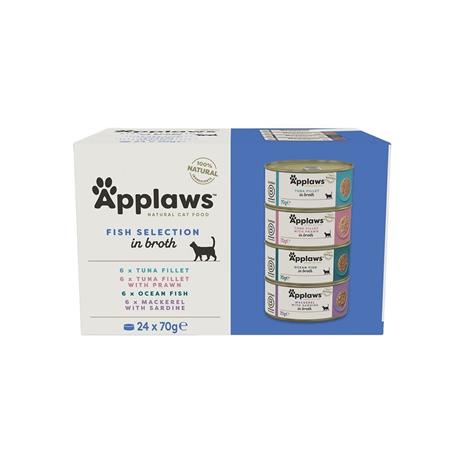 Applaws - Multipack Fish Broth Selection - 24x70g