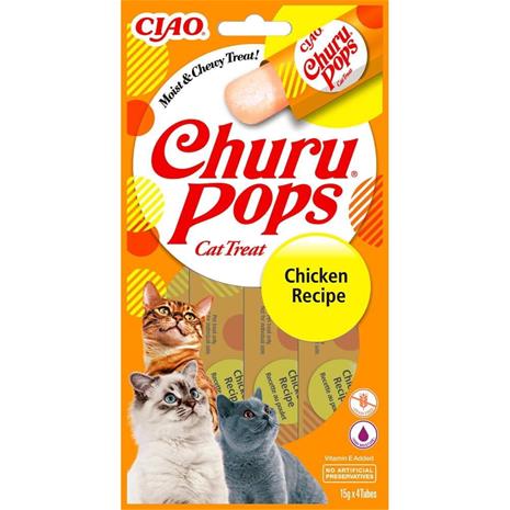 Churu Cat Pops Chicken, 4-pack