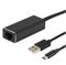 Deltaco CAST-ETHERNET, USB-A, USB micro-B, RJ45, 1m – kuva 6