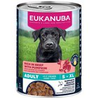 EUKANUBA Life Care -säilykeruoka koirille naudanlihan ja kurpitsan kera, 400 g.