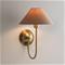 Globen Lighting IRIS-seinälamppu, mokkaruskea, korkeus 32 cm – kuva 1