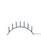 SMD Design Spica Bow 7 -adventtikynttelikkö Harmaa – kuva 1