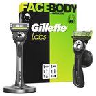 GilletteLabs Duo Face & Body Partahöylä ja vartalohöylä, 2 kpl