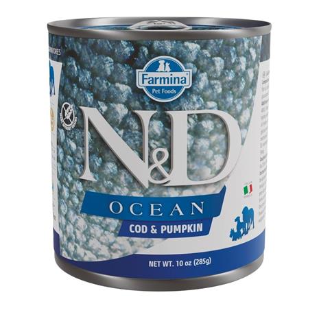 Farmina N&D Dog Ocean Cod & Pumpkin 285 g – kuva 1/1