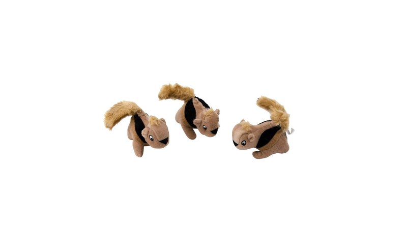 Outward Hound Squeakin Squirrels 3 kpl – kuva 1/1