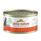 Almo Nature HFC -kissan märkäruoka, kana ja katkaravut 70 g