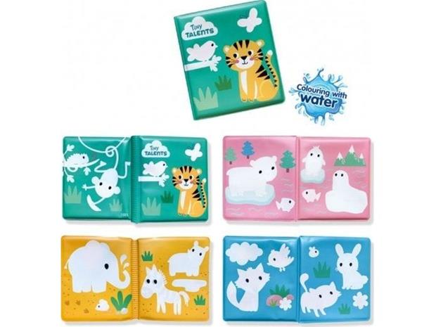 SES Tiny Talents Bath Book - Coloring With Water – kuva 4/6