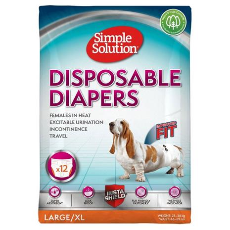 Simple Solution Disposable Diapers Females Large – kuva 3/3