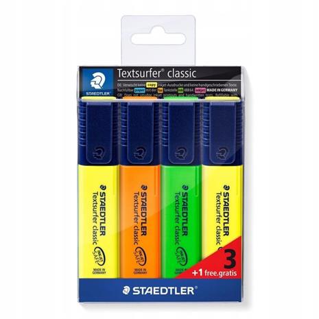 Staedtler Highlighter Textsurf.cl.4pcs.wallet – kuva 7/7