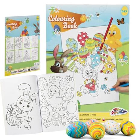 Grafix Coloring book Easter A4 64 pages.