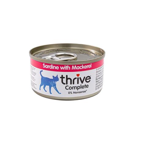 Thrive Sardiini & Makrilli kastikkeessa 75 g – kuva 1/1