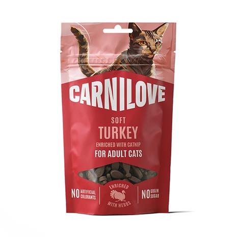 Carnilove Cat Soft Snack Turkey enriched with Catnip 50g