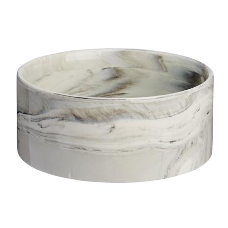 Keraaminen koirankuppi Basic Marble kermanvaalea – kuva 1/1