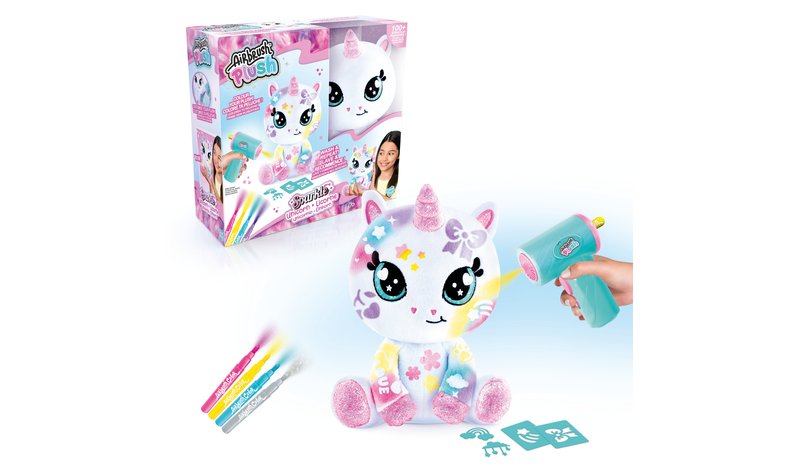 Airbrush Plush Sparkle Unicorn 20cm