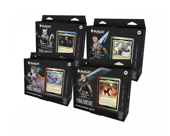 MtG: Final Fantasy Commander Deck Bundle (4) KORTTI