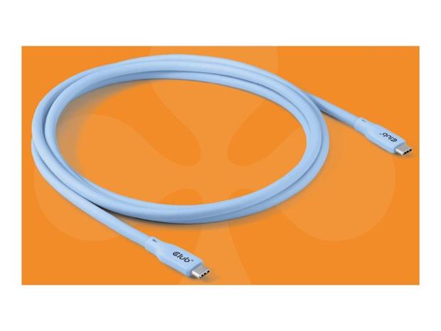 CLUB3D USB C cable blue