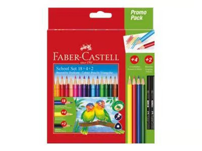 Faber-Castell - Triangular pencils Promo Pack 18+4+2 (201597)
