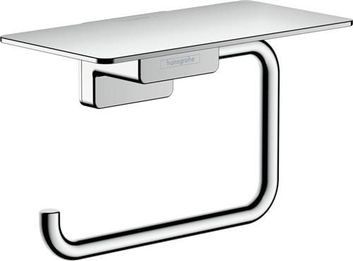 Hansgrohe addstoris roll holder with shelf chrome – kuva 4/5