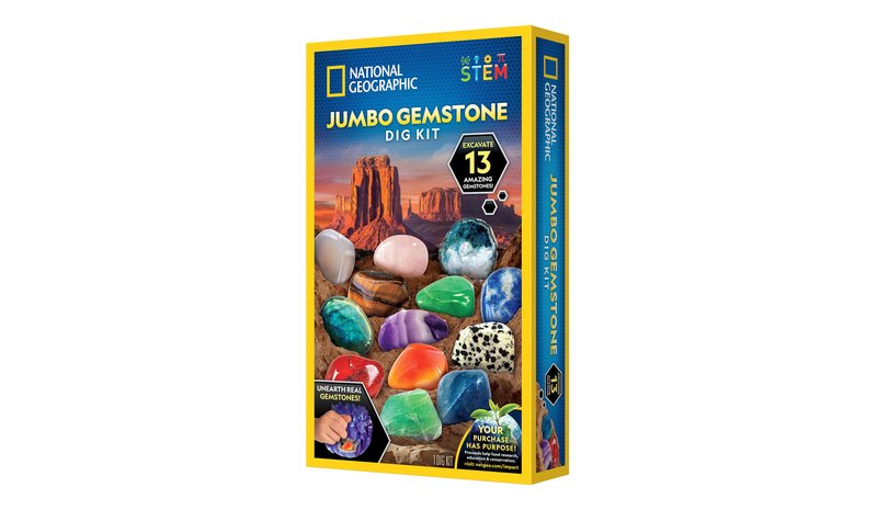 National Geographic Jumbo Gemstone Dig Kit