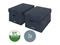 Leitz - Fabric Storage Box 2 Pieces - Grey – kuva 6