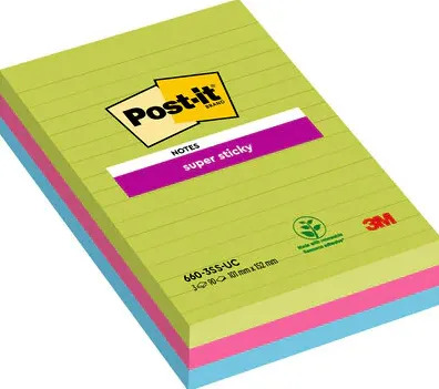 3M Post-it Super Sticky 660-3SSUC