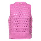 STELLA NOVA Cotton Stitch Vest - PINK - L